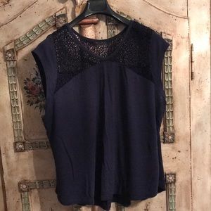 Navy blue tank top